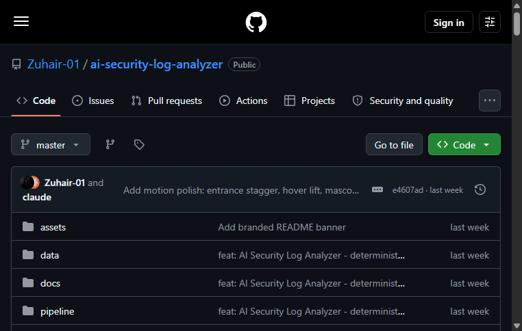 AI Security Log Analyzer