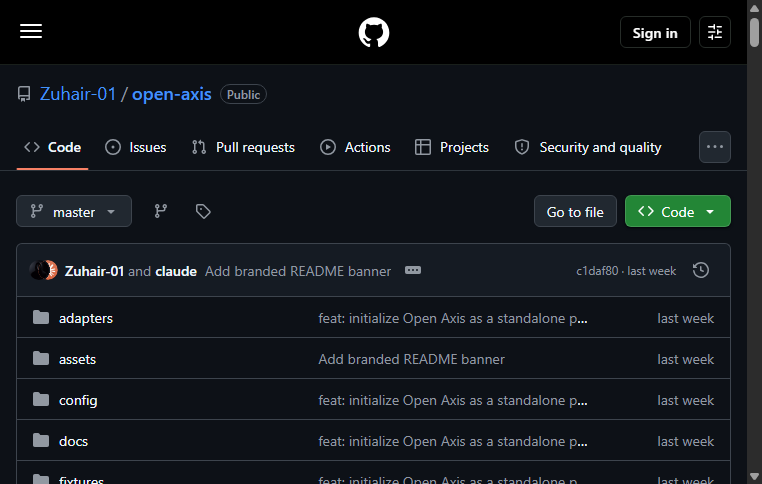Open Axis routing engine
